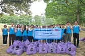 The volunteers collected 25 bags of waste from Hyde Park and surrounding areas