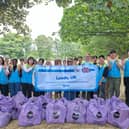 The volunteers collected 25 bags of waste from Hyde Park and surrounding areas