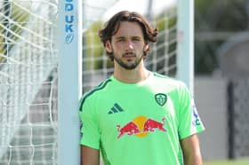 ONLY WAY IS UP:  Says new Leeds United keeper and record signing James Trafford.