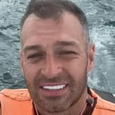 Kyle Nelson on a jet ski.