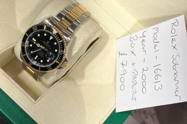 Rolex purchased by Kyle Nelson.
