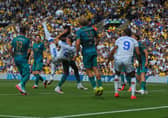 CLASS ACT: Tarik Muharemovic scores with his brilliant overhead kick.