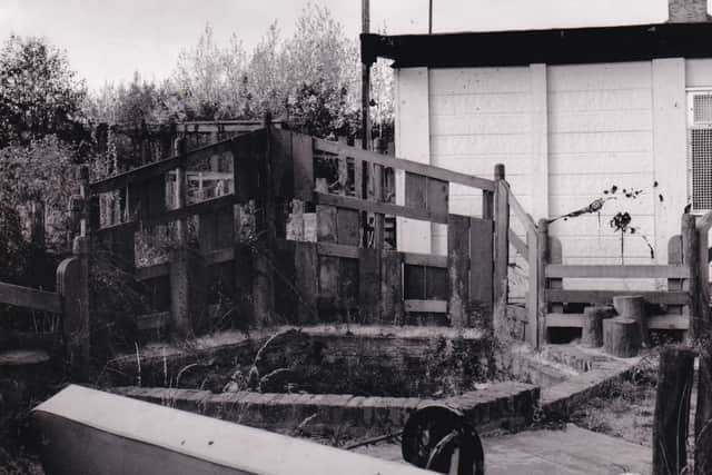 The adventure playground pictured in October 1989.