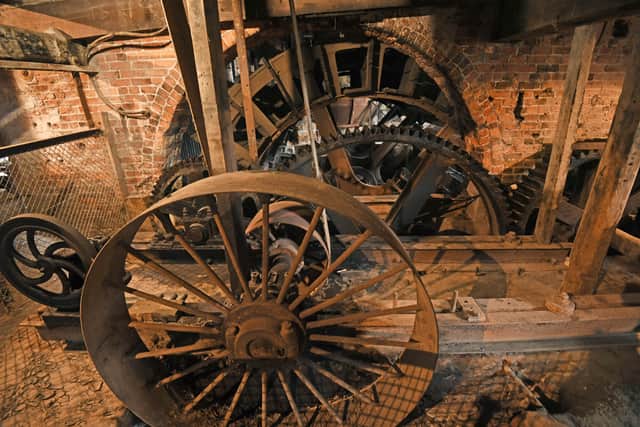 Pictured  interior of the mill