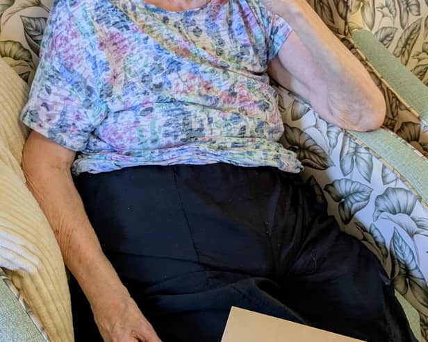 Joyce Eyre celebrated her 91st birthday at Mulgrave House in Rothwell