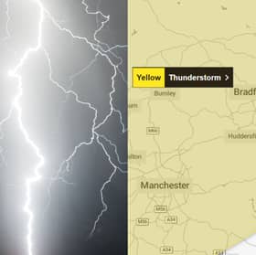 A Met Office thunderstorm warning will come into force for Leeds on Wednesday.