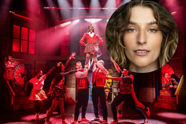Lou Henry (inset) trades treading the boards in London to coming to Leeds Grand Theatre - a homecoming of sorts for the Knaresborough-born performer.
