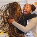 GCSE results day at Ruth Gorse Academy , in Leeds, from last year.