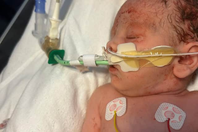 An internal hospital review, later rated the quality of baby Delilah’s care as a “D”.
