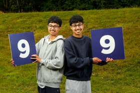 GSAL twins Lokesh and Lochan Chakrabarti  celebrate receiving top GCSE results