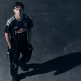 NEW THIRD SHIRT: Modelled by Leeds United star Brenden Aaronson.