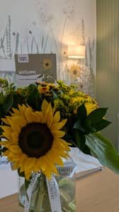 Bespoke bouquets bring colour to refurbished West Yorkshire hospice rooms