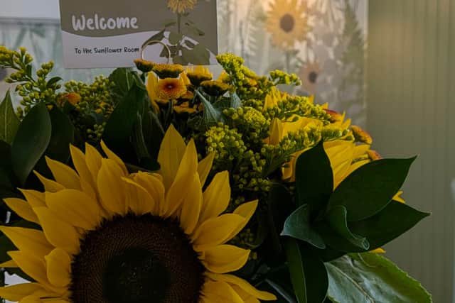 Bespoke bouquets bring colour to refurbished West Yorkshire hospice rooms