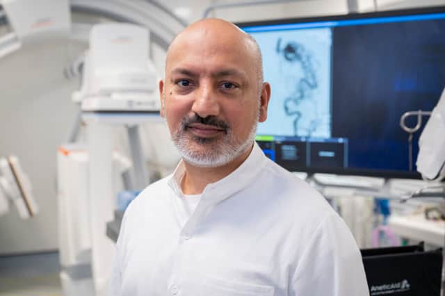 Zehair Ayub was offered hope after meeting Leeds Teaching Hospitals Consultant Dr Fathallah Islim, who had completed a fellowship at a centre in Germany involved in the European trial of the innovative treatment.