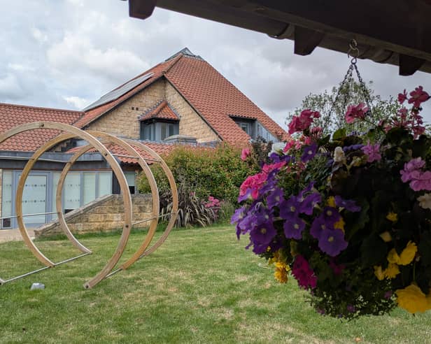 The sculpture at Martin House Children's Hospice