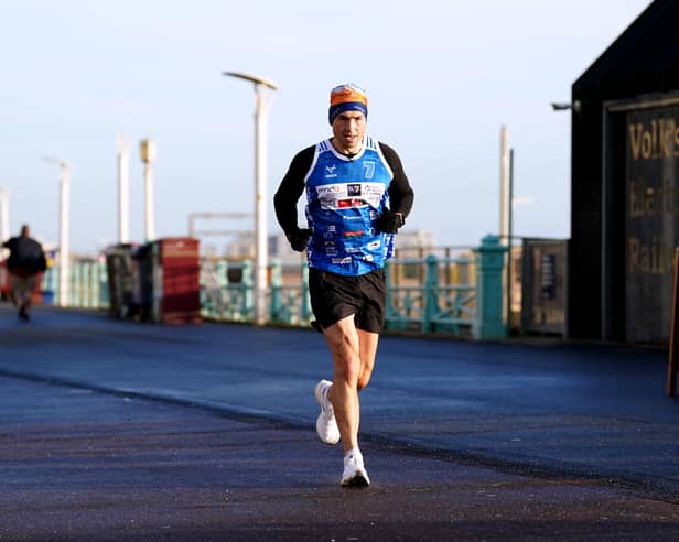 The ‘7 in 7: The Grand Finale’ venture will see Sinfield complete an ultra marathon every day for seven days from September 28