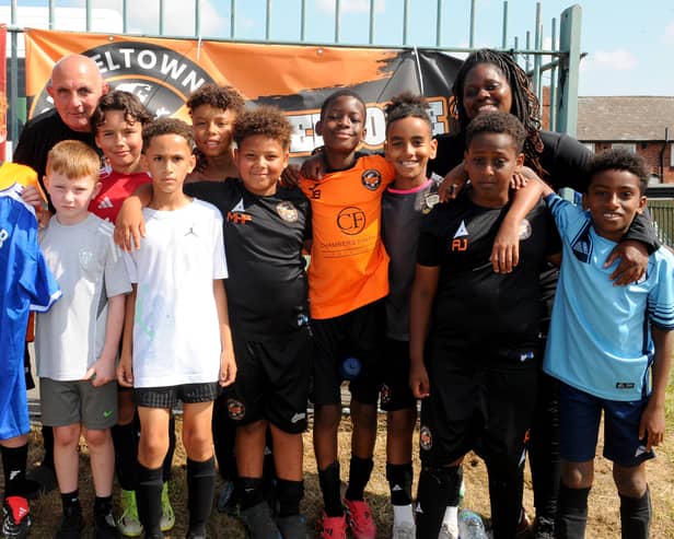 Footballers who took part in the marathon game.