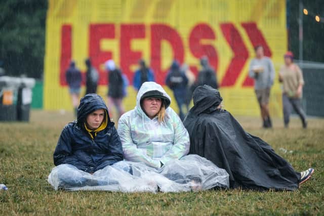 Heavy rain hits Leeds Festival, Bramham Park in 2018