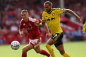Dominic Calvert-Lewin was booked for a late challenge on James McAtee over the weekend.