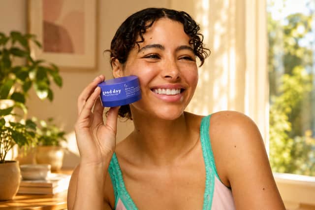 Patchology’s Five-to-Nine Therapy Overnight Recovery Balm is part of the Good Day skincare collection.