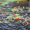 25th August 2026
A community protest swim will take place at Leeds Dock on Tuesday 25 August at
Swimmers and supporters are calling for the reinstatement of the site's open water swimming licence, the return of a safe swimming space in Leeds, and the creation of more accessible blue-space swimming areas across the city.
Pictured swimmers  swimming in Leeds Dock.
Picture Gerard Binks