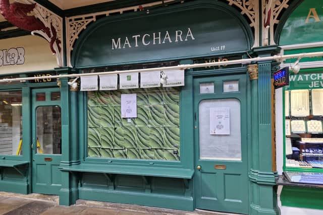 Matchara is opening in Kirkgate Market.