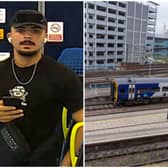 Police have released a CCTV image of a man they want to speak to after a woman was sexually assaulted on a Leeds train 