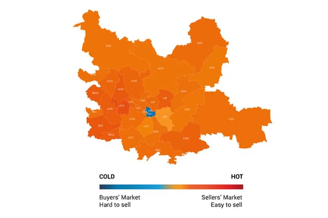TheAdvisory's heat map reveals where it is easiest to sell a property in Leeds