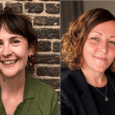 New Leeds Women's Aid directors Sarah Martin and Keira Burns.