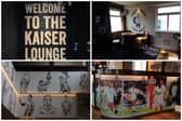 Look inside the Kaiser Lounge at The Old Peacock, Leeds.