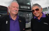 Trevor Gibson, 75, and Tony Baron, 79, first joined First Bus in 1970.