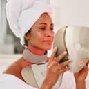 Shark Beauty's new CryoGlow Clinic Face mask combines LED technology with hot and cold under-eye treatments.