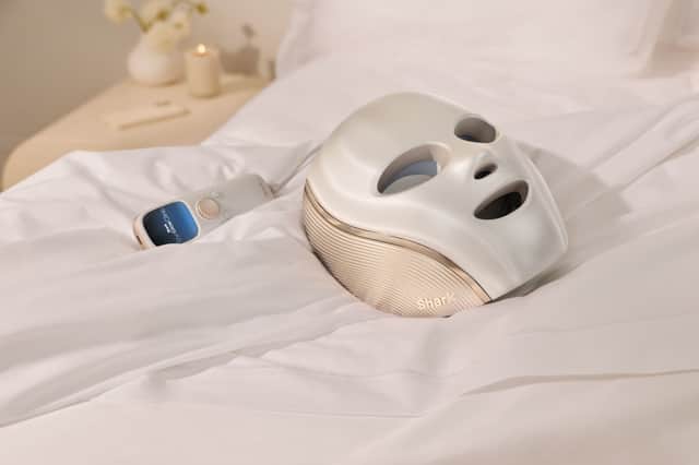The Shark CryoGlow Clinic Face features upgraded LED technology alongside hot and cold under-eye treatments.