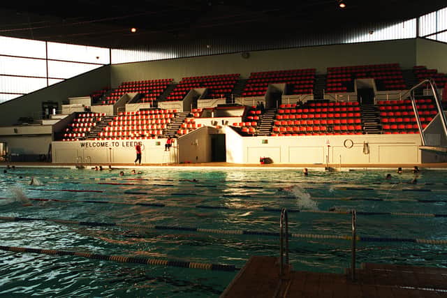Interior of Leeds International Pool.