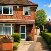 The Parkland Crescent frontage introduces a well-presented semi-detached home with an open outlook and private parking