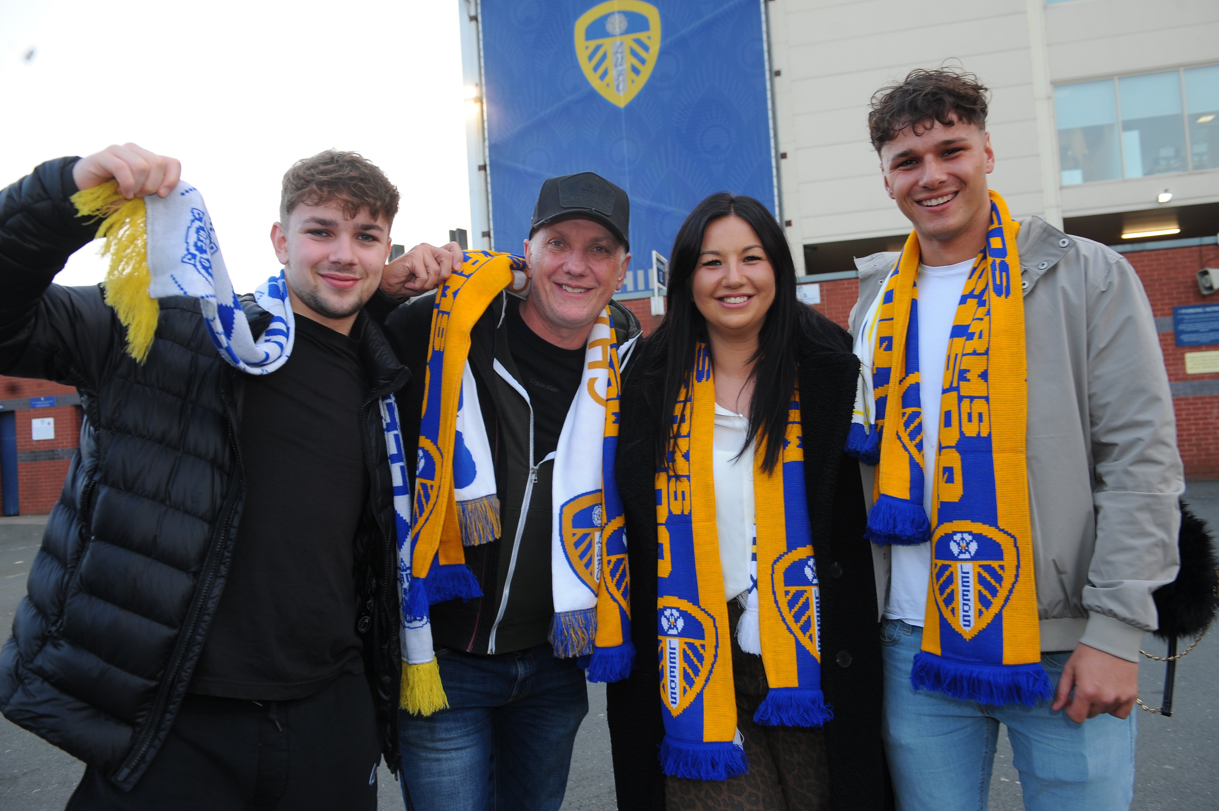 65 brilliant photos of Leeds United fans v Brentford including former star ...