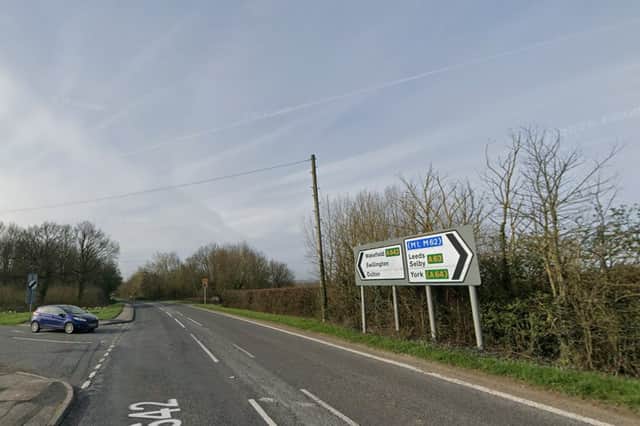 The crash occurred on Wakefield Road in Swillington this morning (September 1)