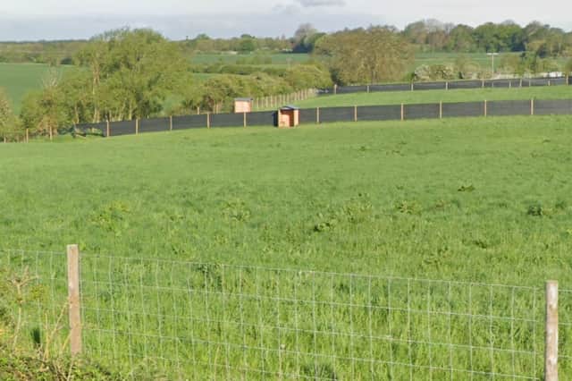 The plot of land at Wragby Grange, near Wakefield