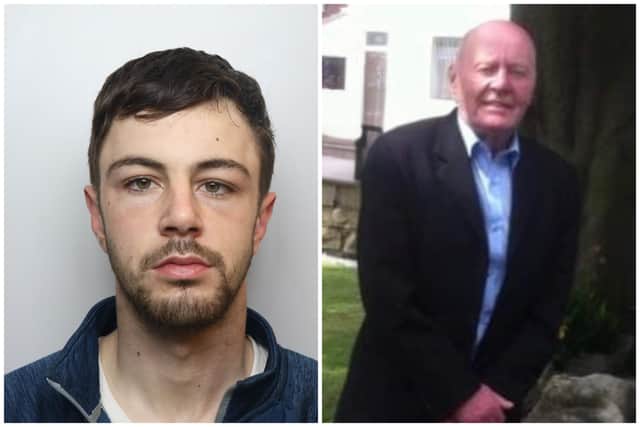 Reece Manley, 26, has been jailed for causing the death of 75-year-old grandad Alan Lloyd