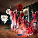 Dancers from The Chinese Community School rehearse for ‘Steps Through Time’ at Temple Newsam House