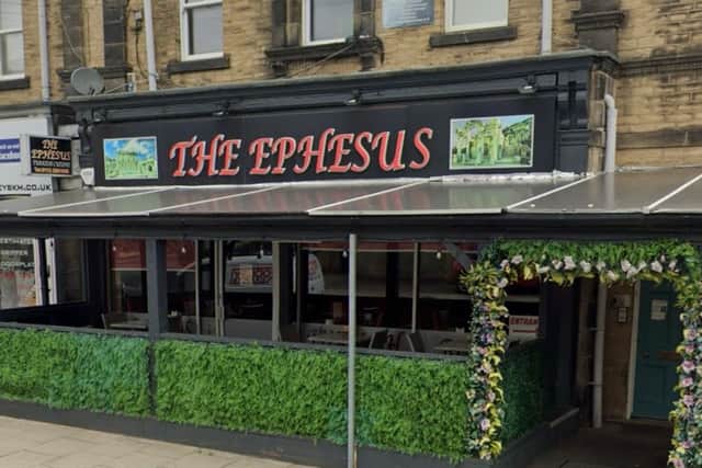 The Ephesus is based on Rodley Town Street.