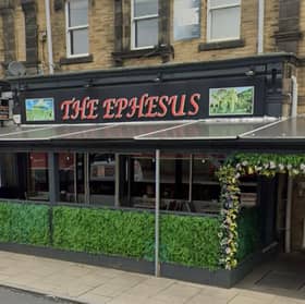 The Ephesus is based on Rodley Town Street.