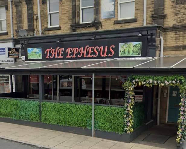 The Ephesus is based on Rodley Town Street.