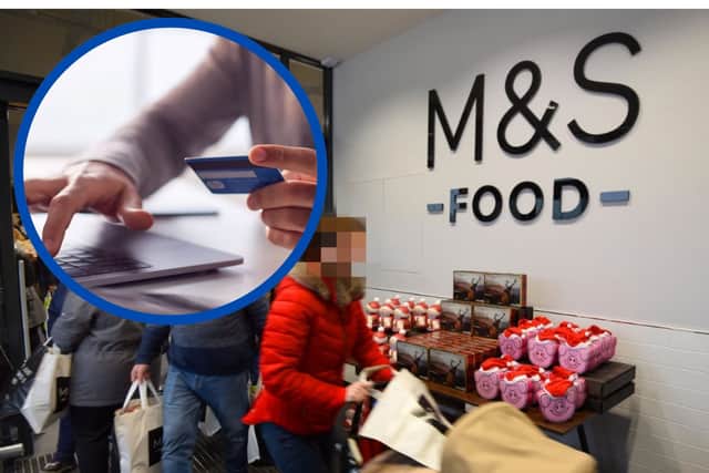 Postle stole £85,000 worth of vouchers that could be spent in M&S.