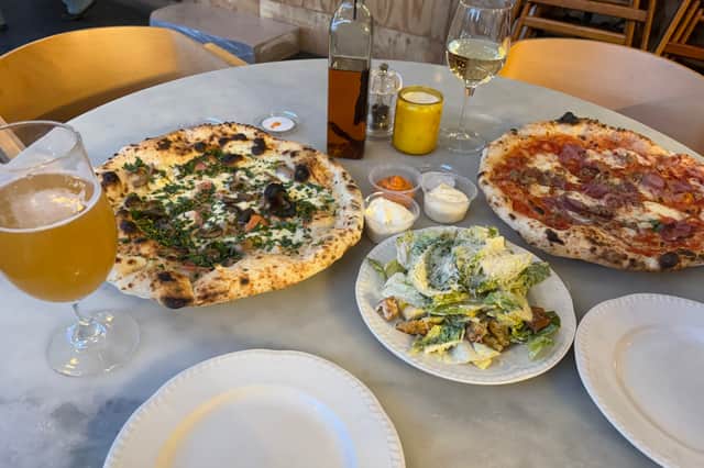 Excellent pizzas at Rudy's