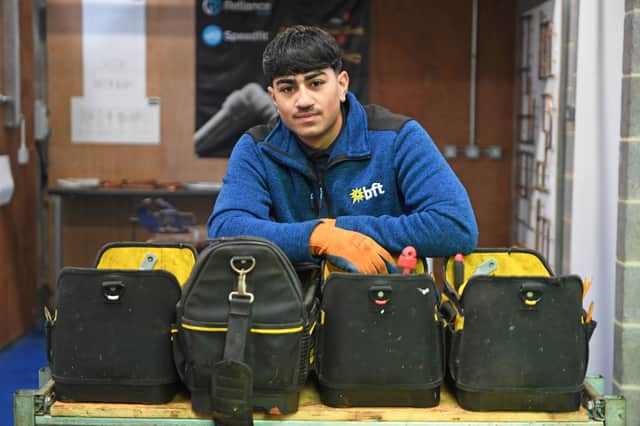 Michael Duna, 18, first entered the care system, aged two.