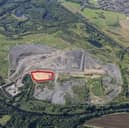 An aerial view of the Welbeck site