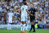 Dominic Calvert-Lewin enjoyed a physical battle at Brighton.