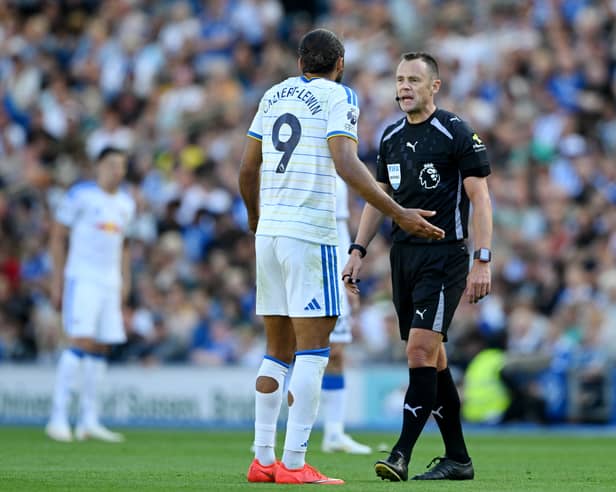 Dominic Calvert-Lewin enjoyed a physical battle at Brighton.