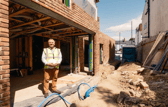 Ian Collins is creating the highly energy-efficient family home for himself in Chapel Allerton